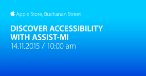 assist-Mi Apple Store Event Invite
