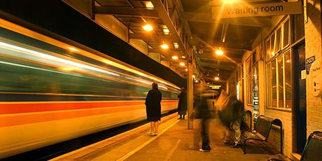 Image of a train station platform